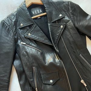 Veda Leather Motorcycle Jacket